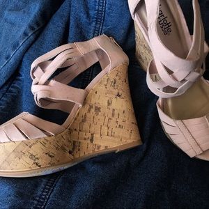 Charlotte Russe Baby Pink Wedges